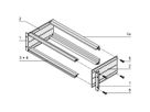 SCHROFF EuropacPRO 19" Subrack Kit for DIN Connector, Retrofit Shielding, 3 U, 235 mm