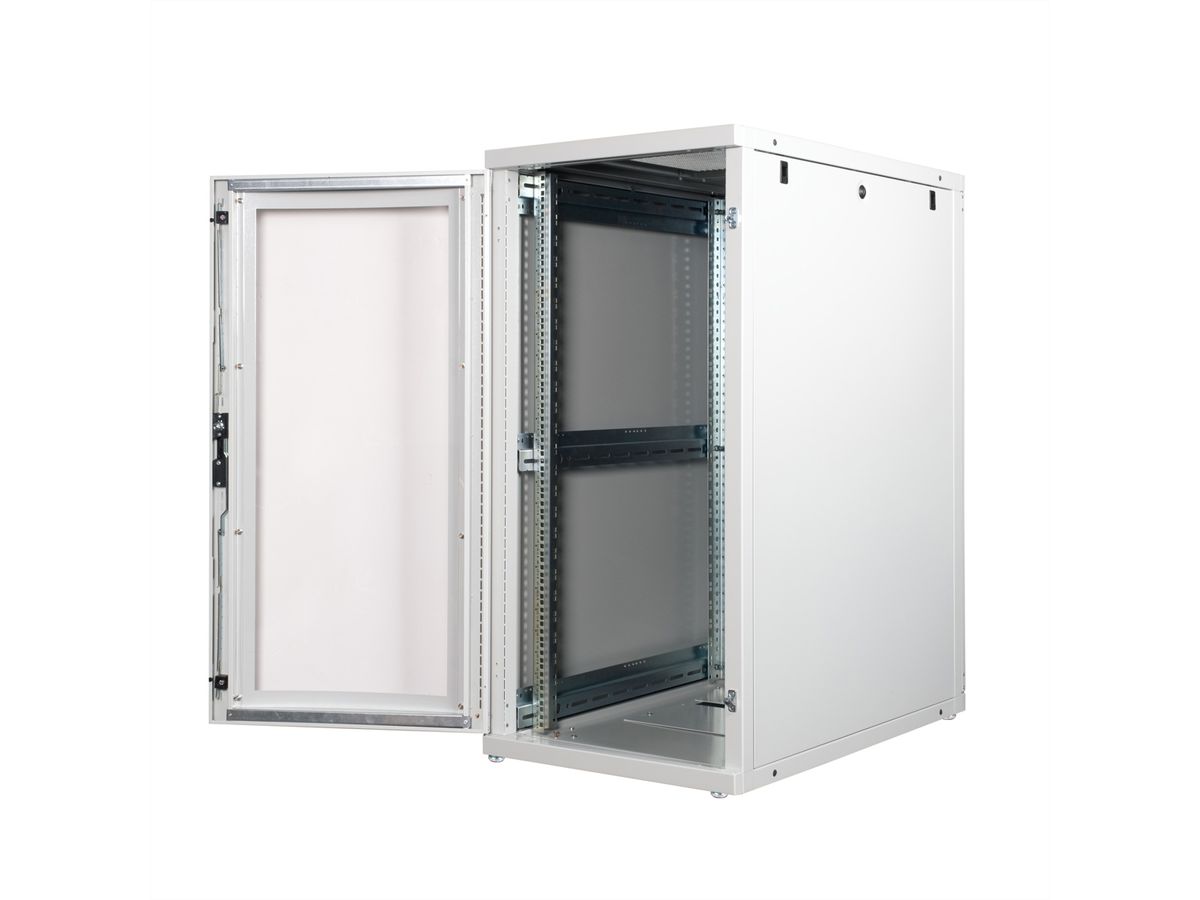 ROLINE 19-inch server rack Pro 26 U, 600x1000 WxD grey Plexiglas