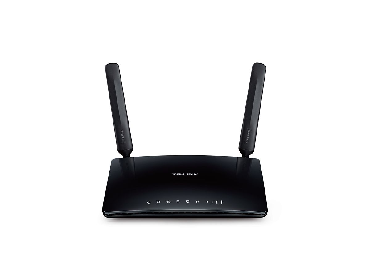 TP-LINK Archer MR200 wireless router Dual-band (2.4 GHz / 5 GHz) Fast Ethernet 3G 4G Black