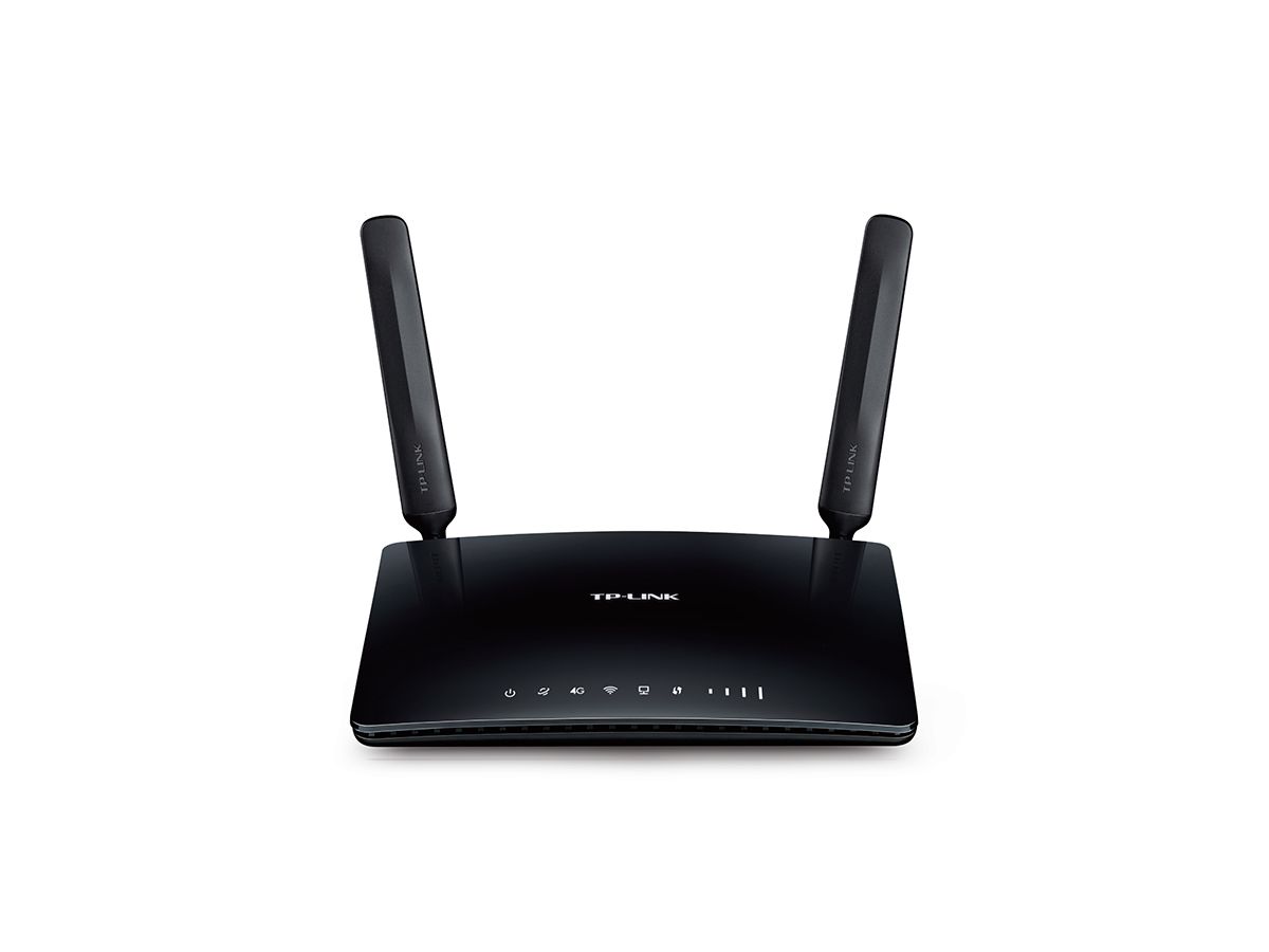 TP-LINK Archer MR200 draadloze router Dual-band (2.4 GHz / 5 GHz) Fast Ethernet 3G 4G Zwart