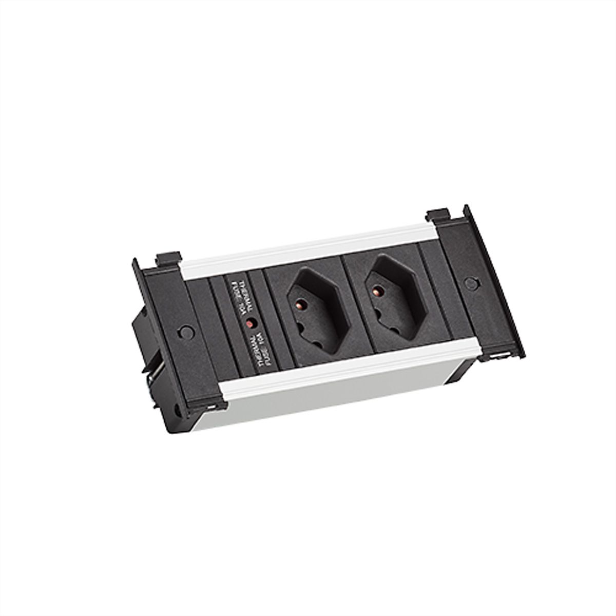 BACHMANN KAPSA XS 2xCH T13 zwart, Stroom 2,0m AEH CH T12 Zwitserland