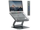 EXSYS EX-1224HM Laptopständer mit abnehmbarer 7 in 1 USB-C Dockingstation