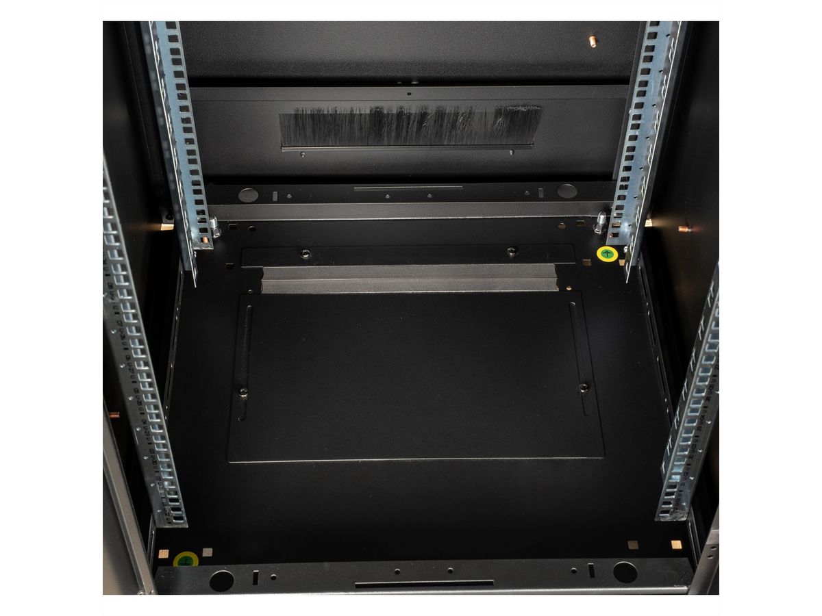ROLINE 19-inch netwerkkast Pro 32 U, 600x600 BxD Glazen deur zwart