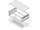 SCHROFF CompacPRO Desktop, niet-afgeschermde 3 HE, 84 HP, 391 mm