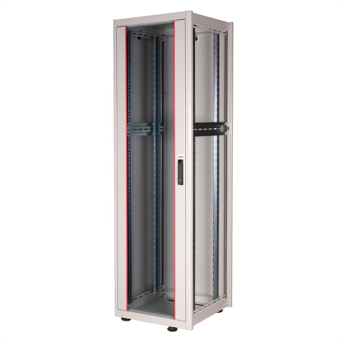 ROLINE 19-inch netwerkkast Basic 42 U, 600x600 BxD Glazen deur grijs