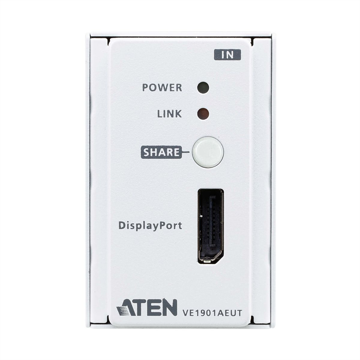 ATEN VE1901AEUT DisplayPort HDBaseT-Lite-zender met wandpaneel PoH
