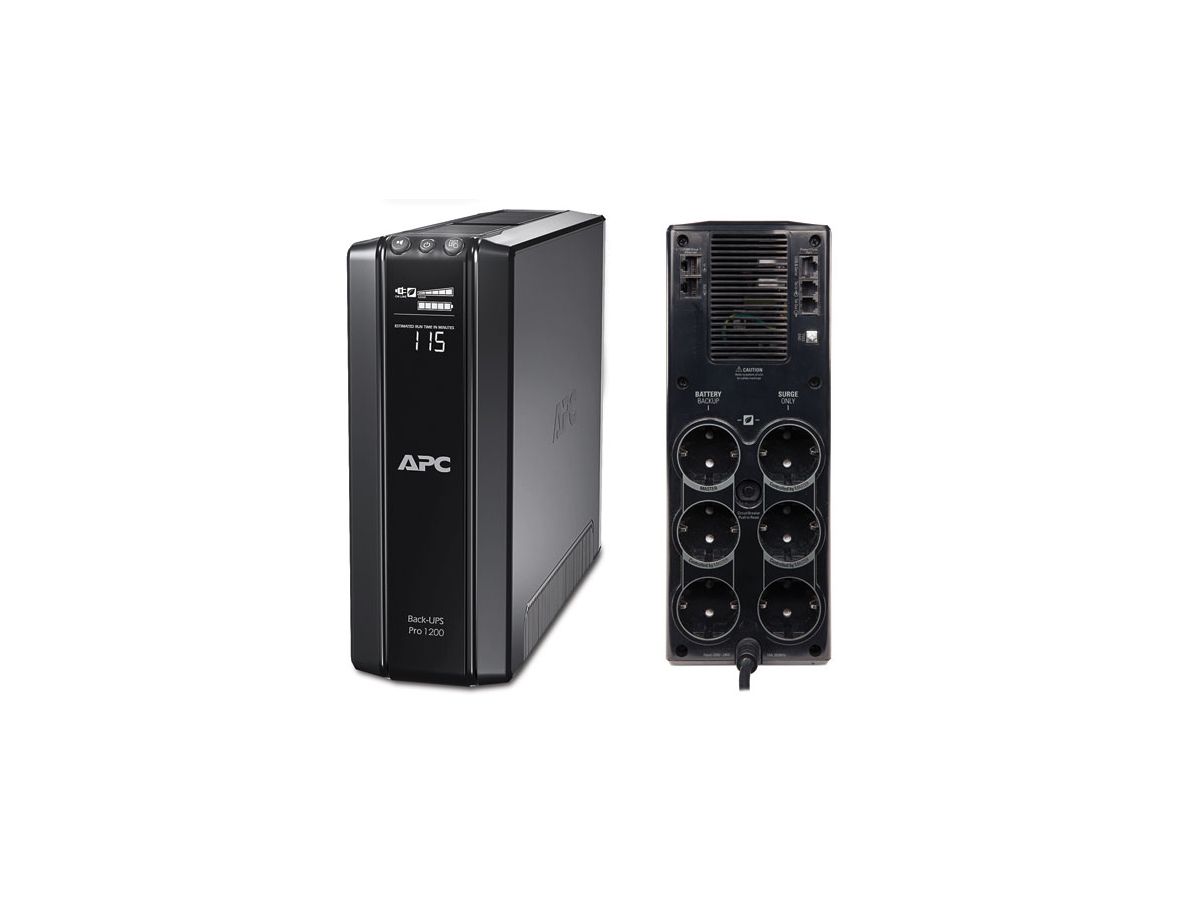APC Power Saving Back-UPS Pro 1200, Schutzkontakt