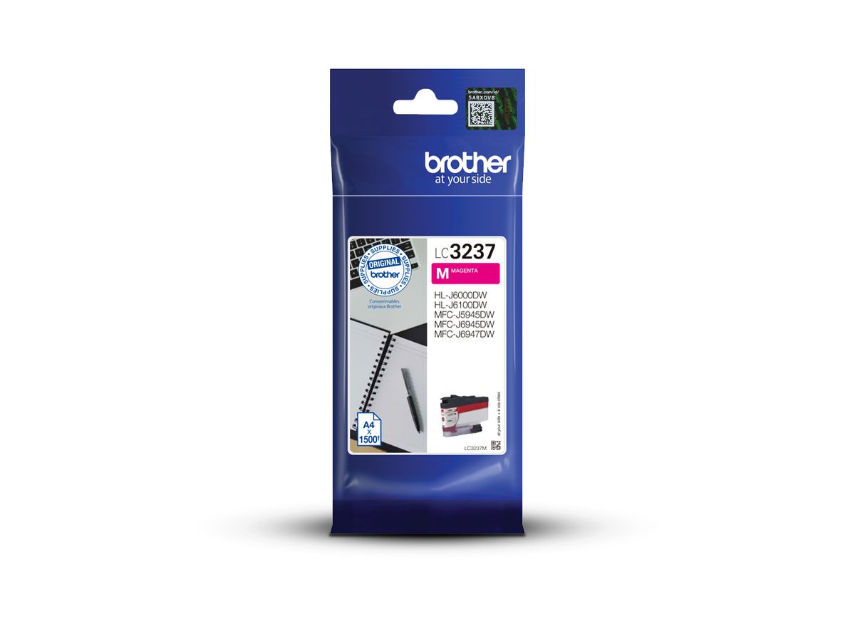 Brother LC3237M inktcartridge 1 stuk(s) Origineel Magenta