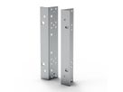 SCHROFF EuropacPRO 19" beugel voor roestvrij stalen pakking, type F, handgreepgaten, 4 HE