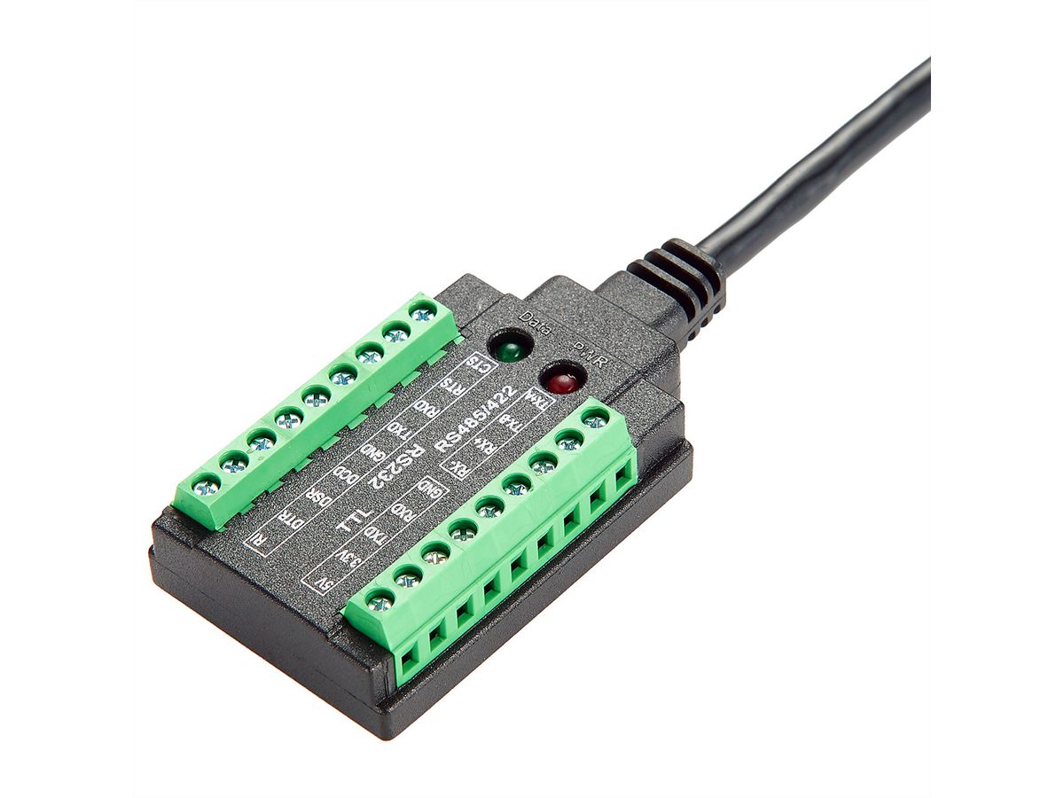 EXSYS EX-13003 USB 2.0 zu 1 x Seriell RS-232/422/485 und TTL Kabel mit 18-Pin Terminal Block