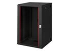 ROLINE 19-inch wall-mounted housing Pro 20 U, 600x600 WxD two-piece swivelling black