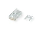 ROLINE modulaire connector niet afgeschermd Cat.6 (Class E) voor massieve kabel, 10 St.