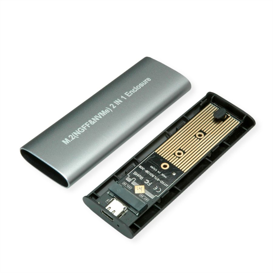 VALUE External Type M.2 NVMe SSD Enclosure with USB 3.2 Gen 2 Type C