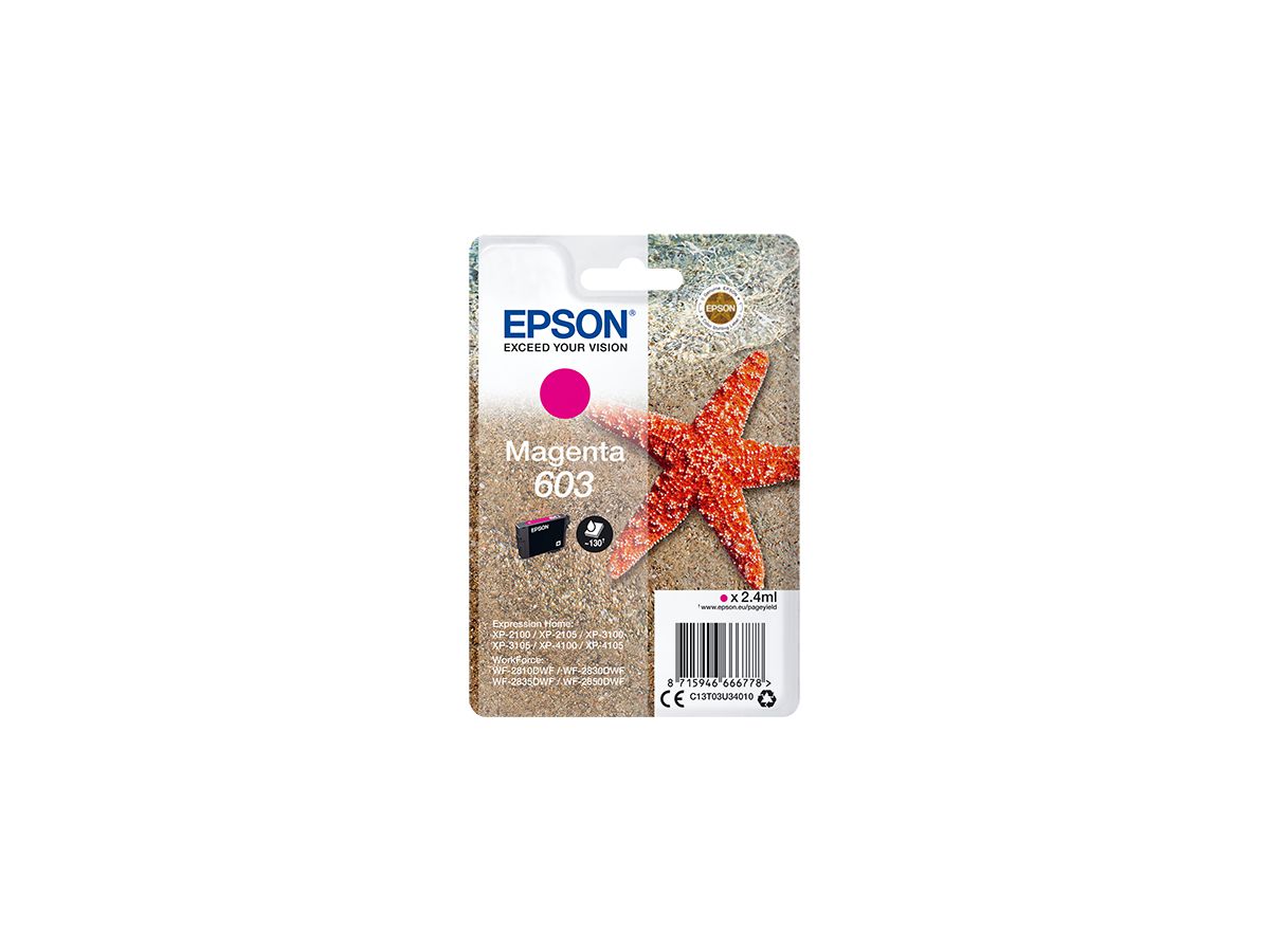 Epson Singlepack Magenta 603 Ink