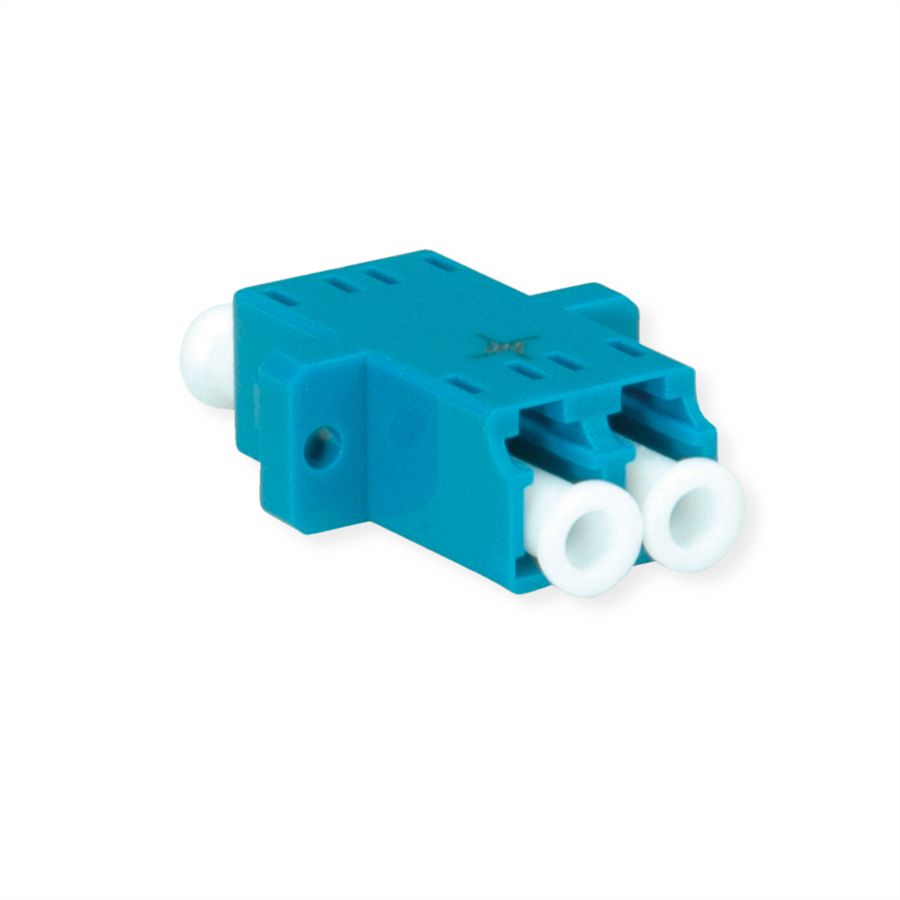 TELEGÄRTNER  LC/APC Duplex adaptor, Singlemode and multimode, cramic sleeve, plastic housing, green, Z77