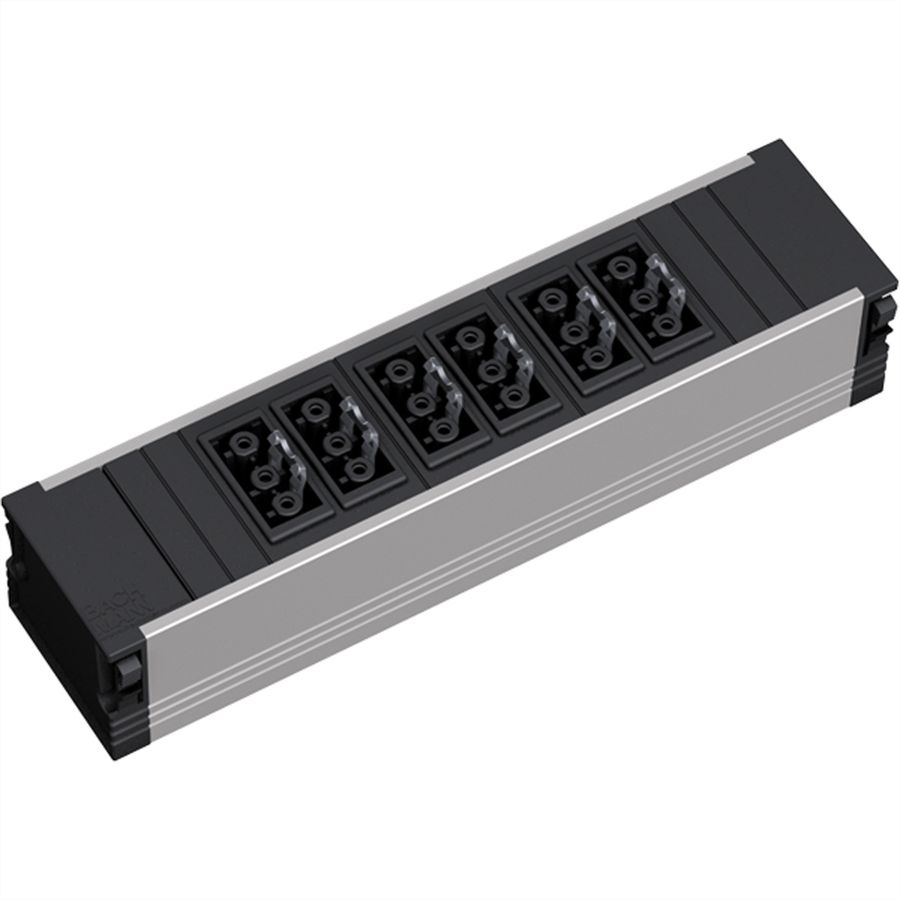 BACHMANN Consolidation Point 6xGST18, black current GST18