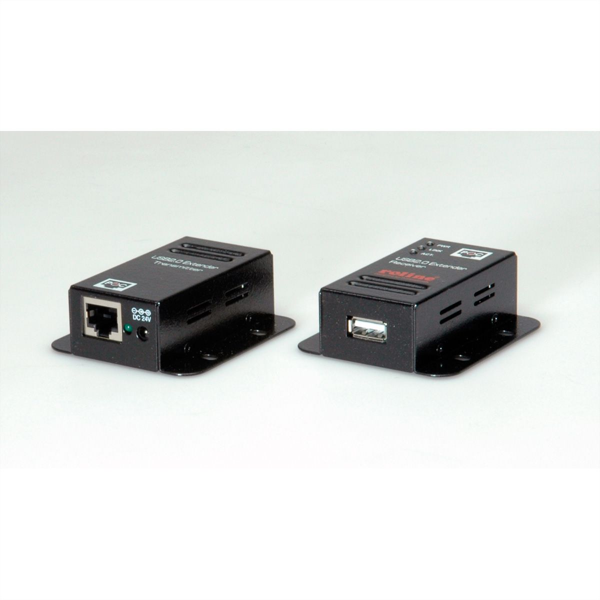 ROLINE USB 2.0 Extender over RJ-45, PoC, 1x USB, max. 50m