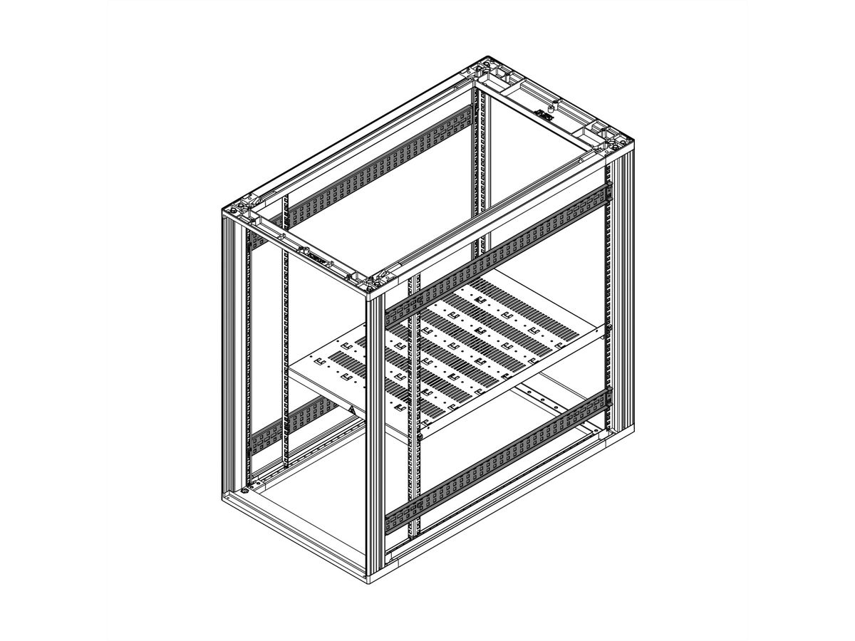 SCHROFF Novastar Dieptebalk voor 1000D kast