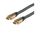 ROLINE PREMIUM HDMI Ultra HD Kabel met Ethernet, M/M, zwart, 9 m