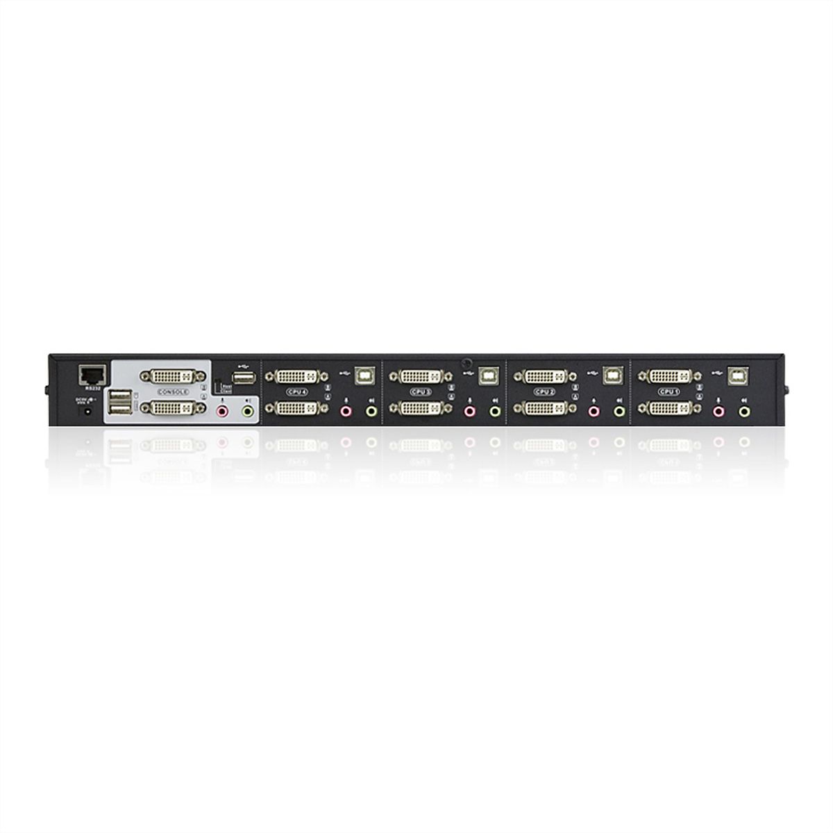 ATEN CS1644A KVM switch Dual View DVI, USB, audio, 4 poorts