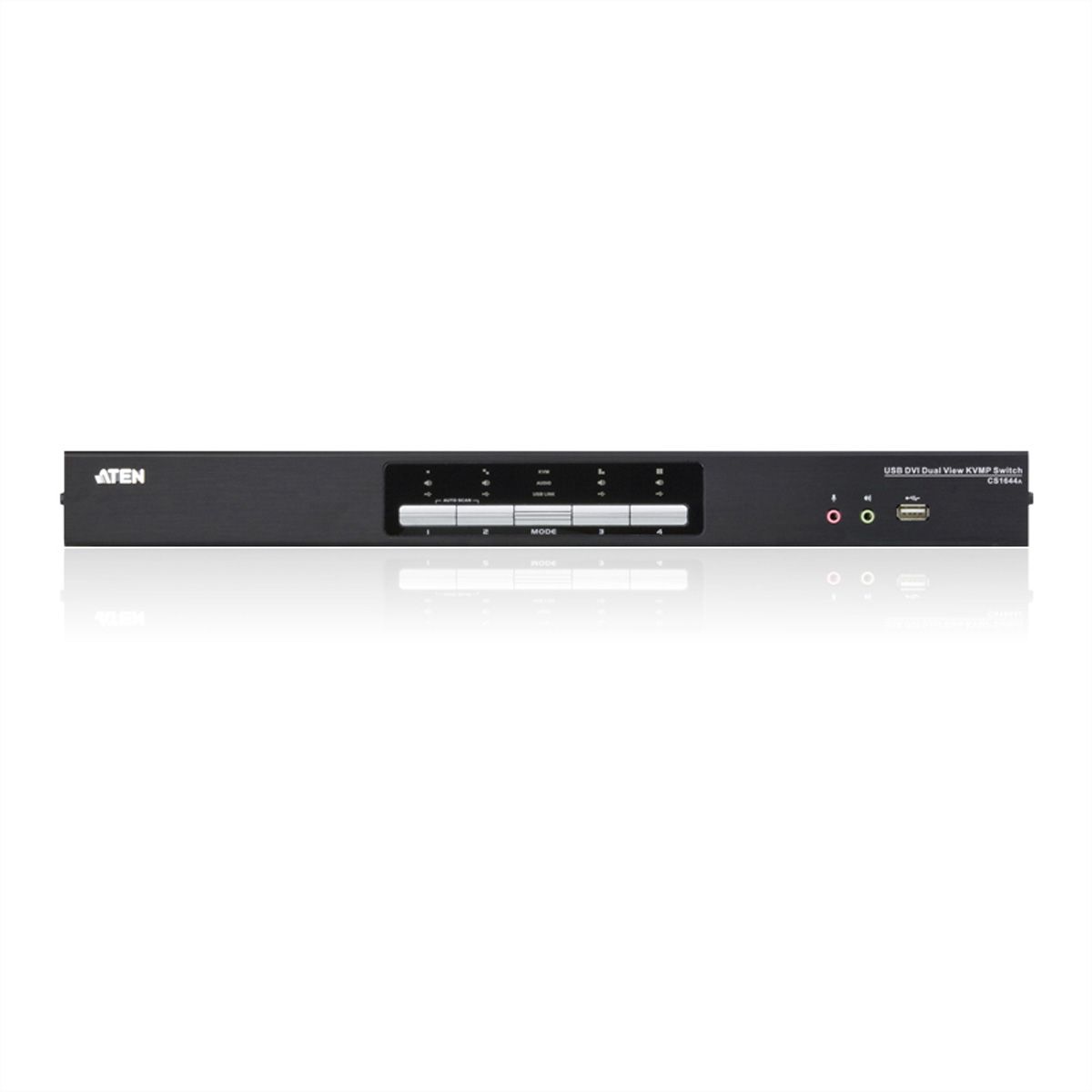 ATEN CS1644A KVM switch Dual View DVI, USB, audio, 4 poorts