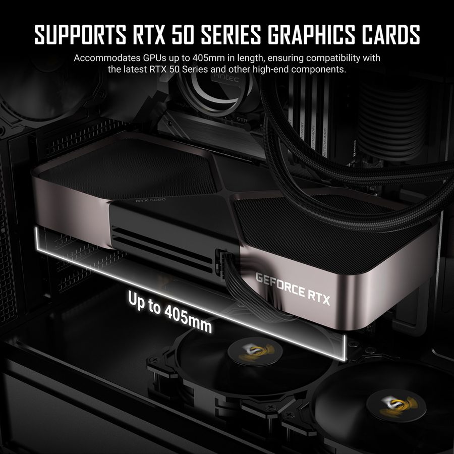 ANTEC Performance P7S Mid Tower ATX M-ATX ITX PC Gehäuse, silberfarben