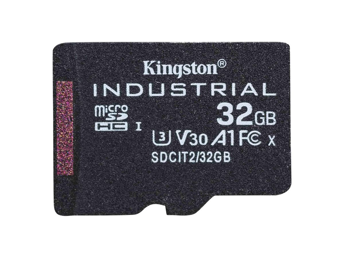 Kingston Technology Industrial flashgeheugen 32 GB MicroSDHC UHS-I Klasse 10
