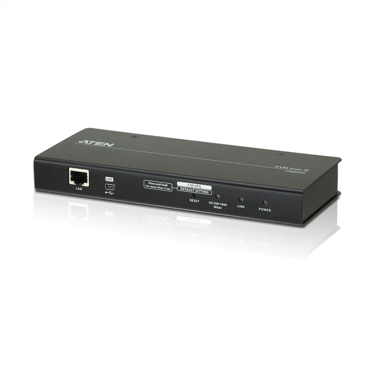 ATEN CN8000A KVM Over IP-besturingseenheid, met virtuele media interface
