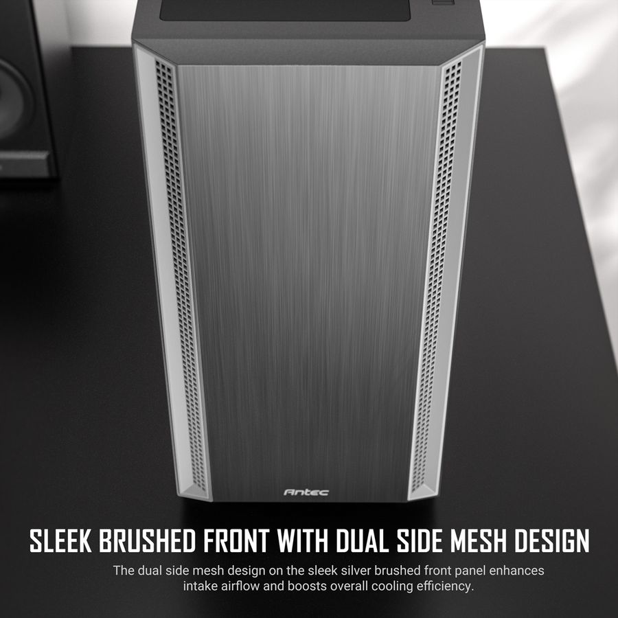 ANTEC Performance P7S Mid Tower ATX M-ATX ITX PC Gehäuse, silberfarben