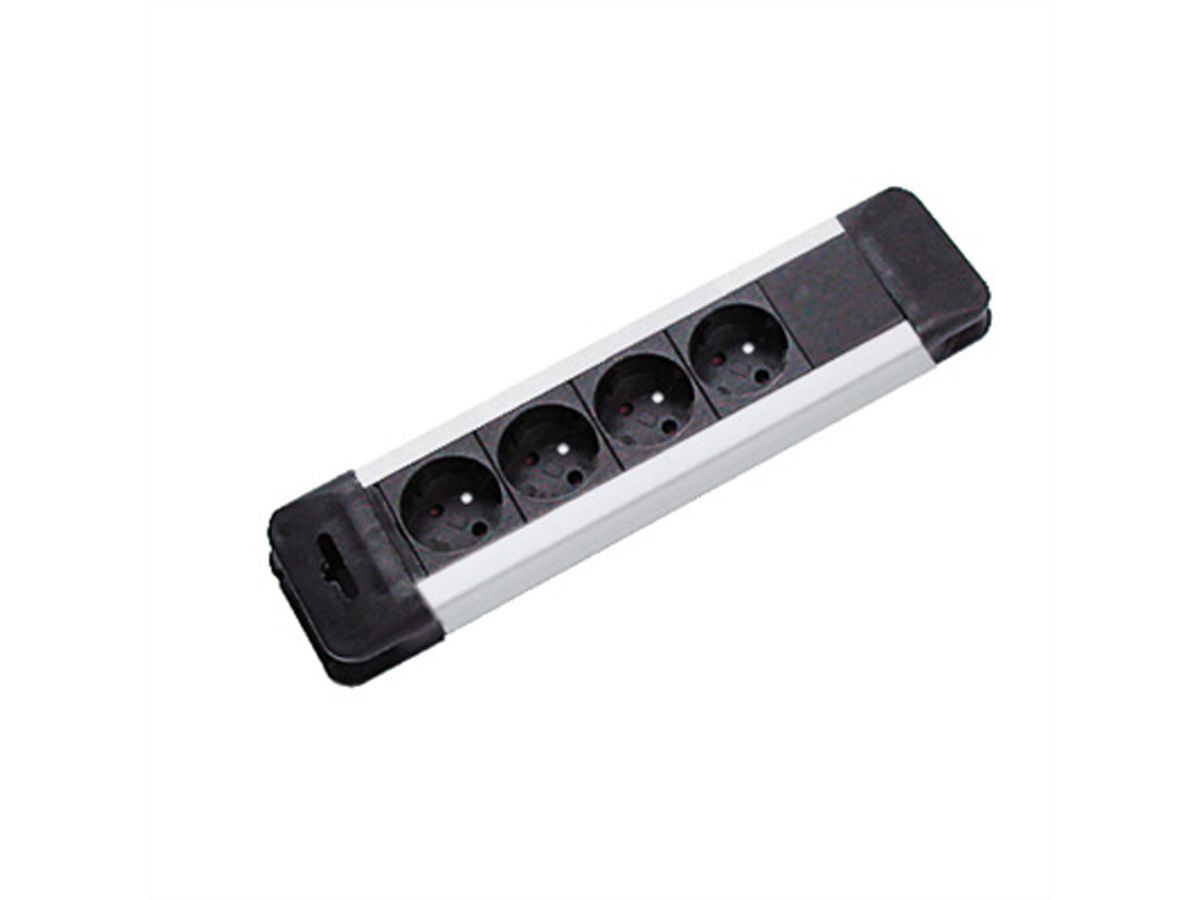 BACHMANN stekkerdoos Connectus, 4x 2P+T, UTE, 2 m