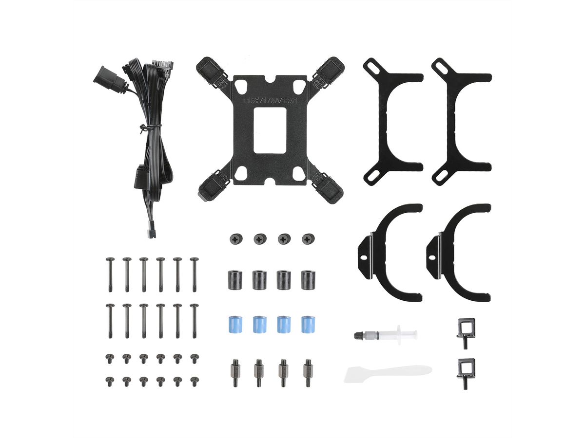 ANTEC Skeleton 360 ARGB processor fan water cooling, black