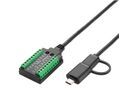 EXSYS EX-13003 USB 2.0 zu 1 x Seriell RS-232/422/485 und TTL Kabel mit 18-Pin Terminal Block