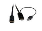 ROLINE HDMI kabel UltraHDTV - DisplayPort, M/M, zwart, 3 m