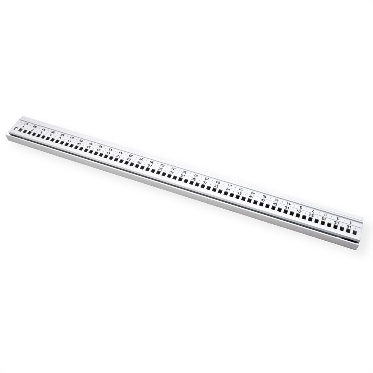 SCHROFF Horizontal Rail, Rear, Type H-ST, Heavy, Standard, 63 HP