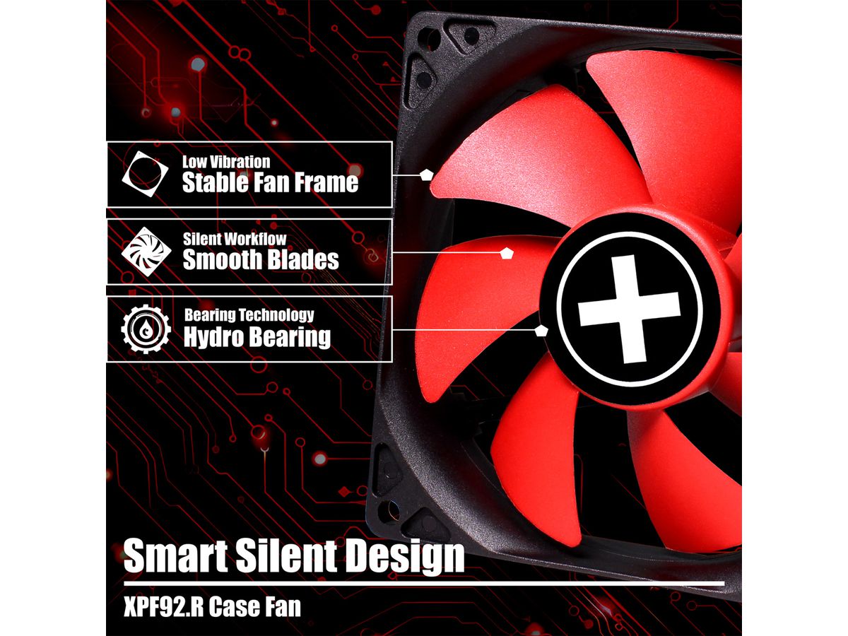 Xilence XPF92.R 92mm Performance Case Fan, 3PIN