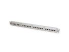 ROLINE Cat.5e (Class D) 19" Patch Panel, 24 Ports, UTP, grey