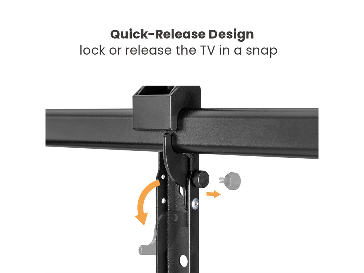 VALUE Solid Articulating Wall Mount TV Holder, < 120kg, < 304.8cm (60" - 120")