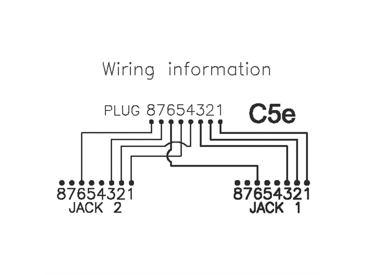 VALUE T-Adapter Cat.5e (Classe D), UTP