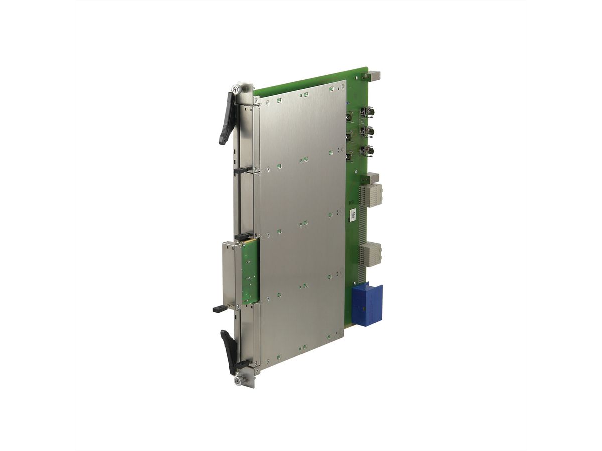 SCHROFF Carrier Mechanism for Mid?Size AdvancedMC Modules, With IEA Handle and Struts