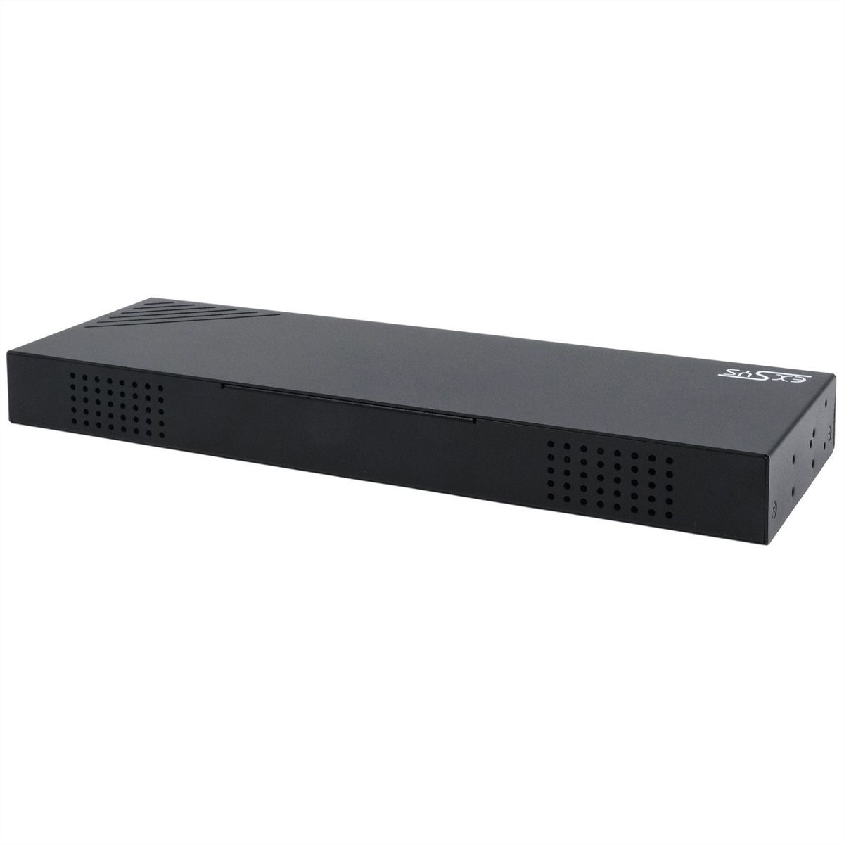 EXSYS EX-12276HMS 16-Port USB 3.2 Gen 2x1 Metal HUB, 15KV ESD Protection for Wall and DIN-Rail Mounting