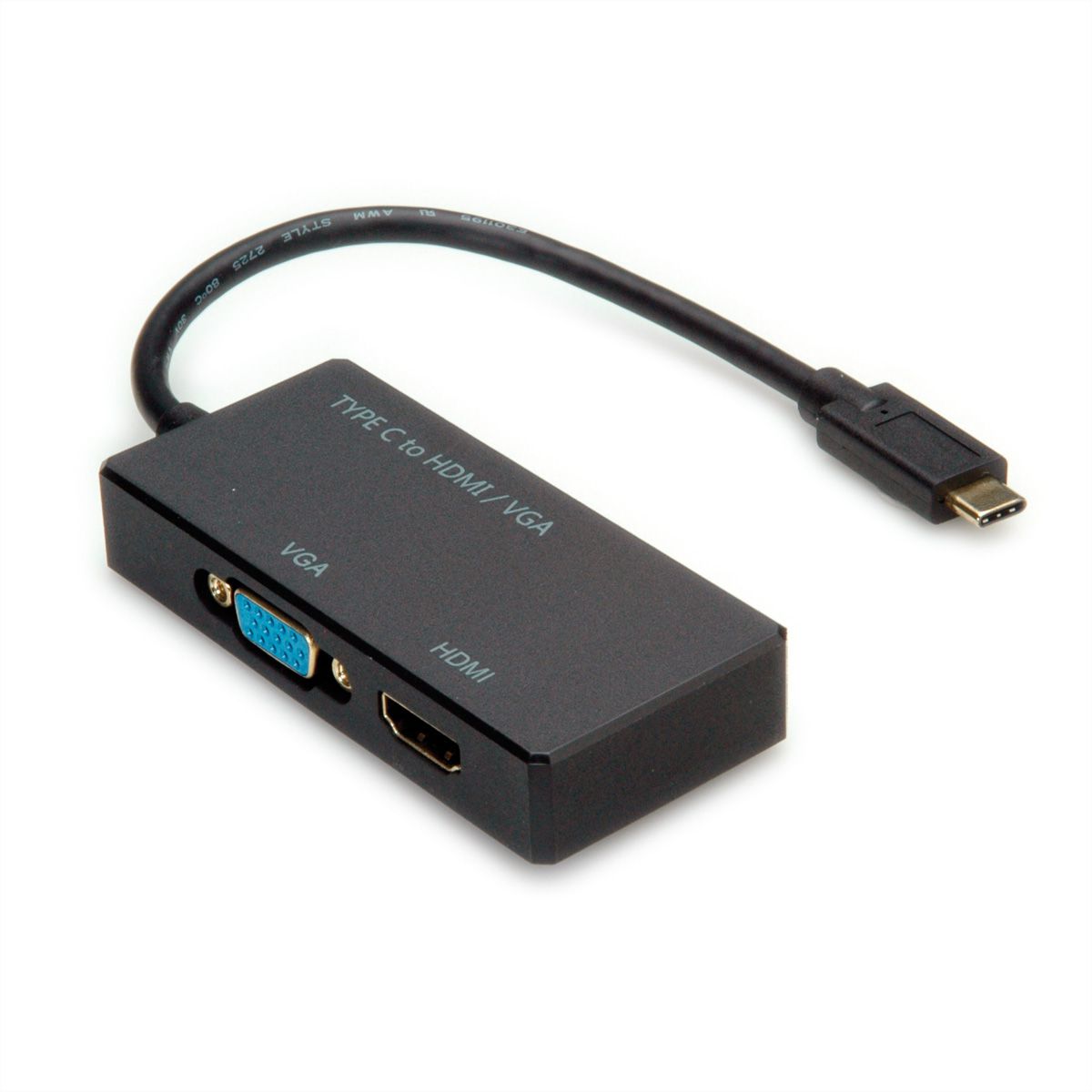 VALUE Beeldschermadapter USB Type C - VGA / HDMI