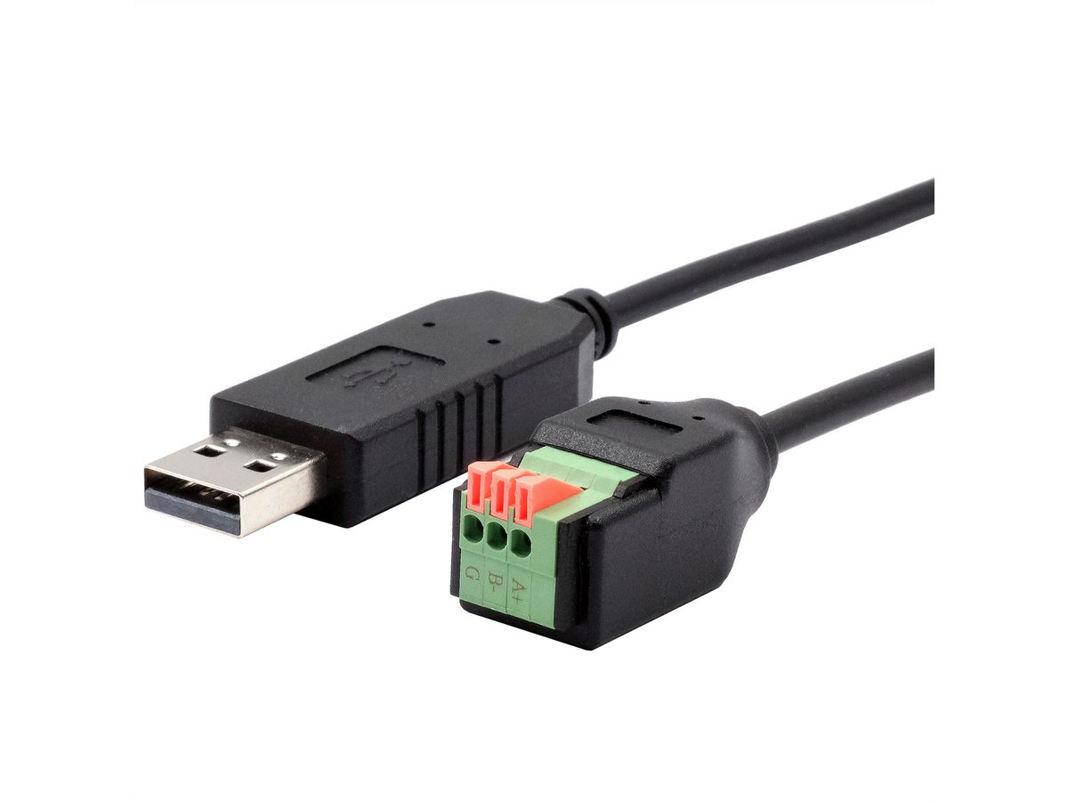 EXSYS EX-13009 USB zu 1x Seriell RS-458 Kabel mit Terminal Block mit Drucktaster