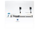 ATEN KL1516AiN KVM Over-IP Switch, 48cm TFT, VGA, PS/2-USB via Cat 5, 16-poorts, DE-Layout