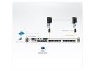 ATEN KL1516AiM KVM Over-IP Switch, 43cm TFT, VGA, PS/2-USB over Kat 5, 16-Poorts, Duits