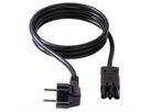 BACHMANN Appliance cable earthing contact/appliance coupler GST18-3, halogen-free, black, 5 m