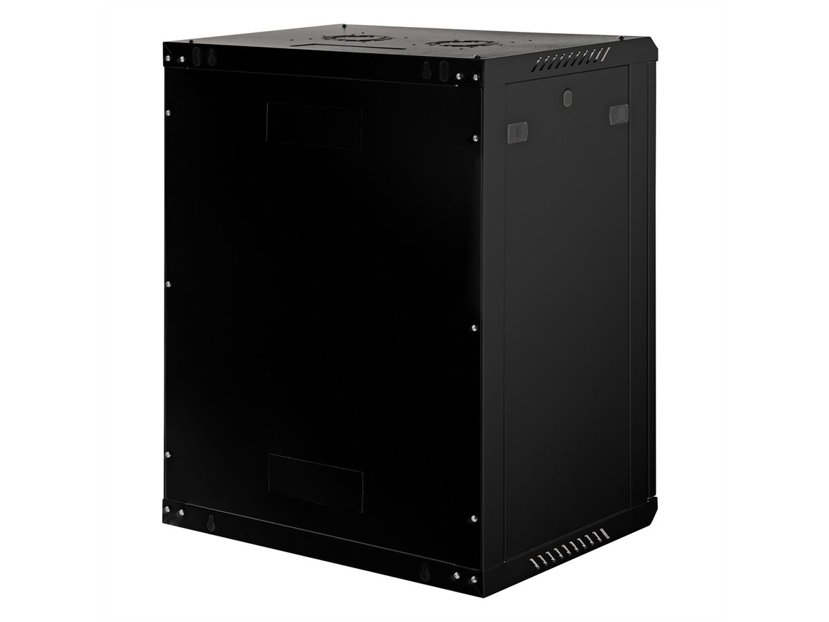 ROLINE 19-inch wandbehuizing Basic Plus 18U, 600x450 BxD zwart