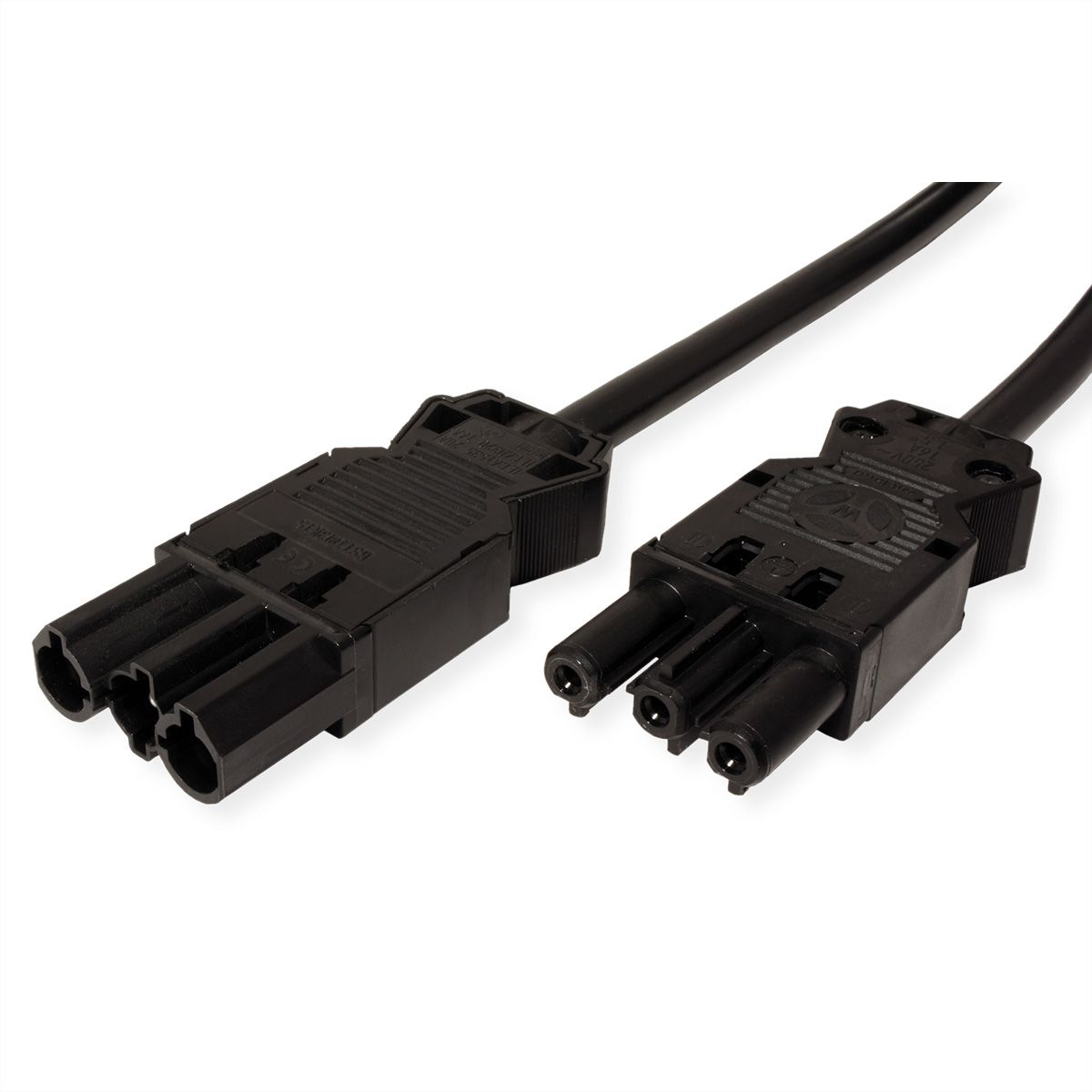 BACHMANN Spiralleitung H05VV-F 3G1,5mm² L:0,3m sw ISV