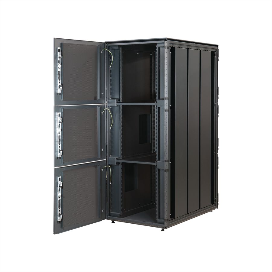 SCHROFF Varistar systeemkast, RAL 7021, 4 vakken, 47 HE, 2200H, 800W, 1000D