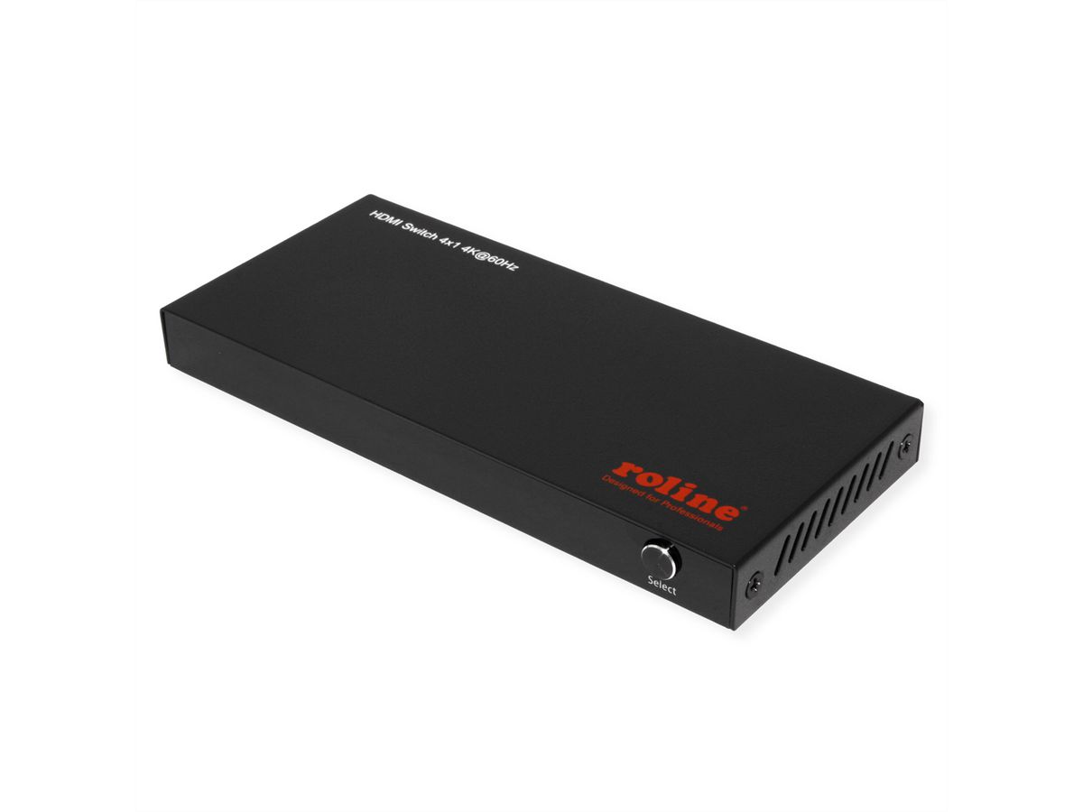 ROLINE 4K HDMI Switch, 4-voudig