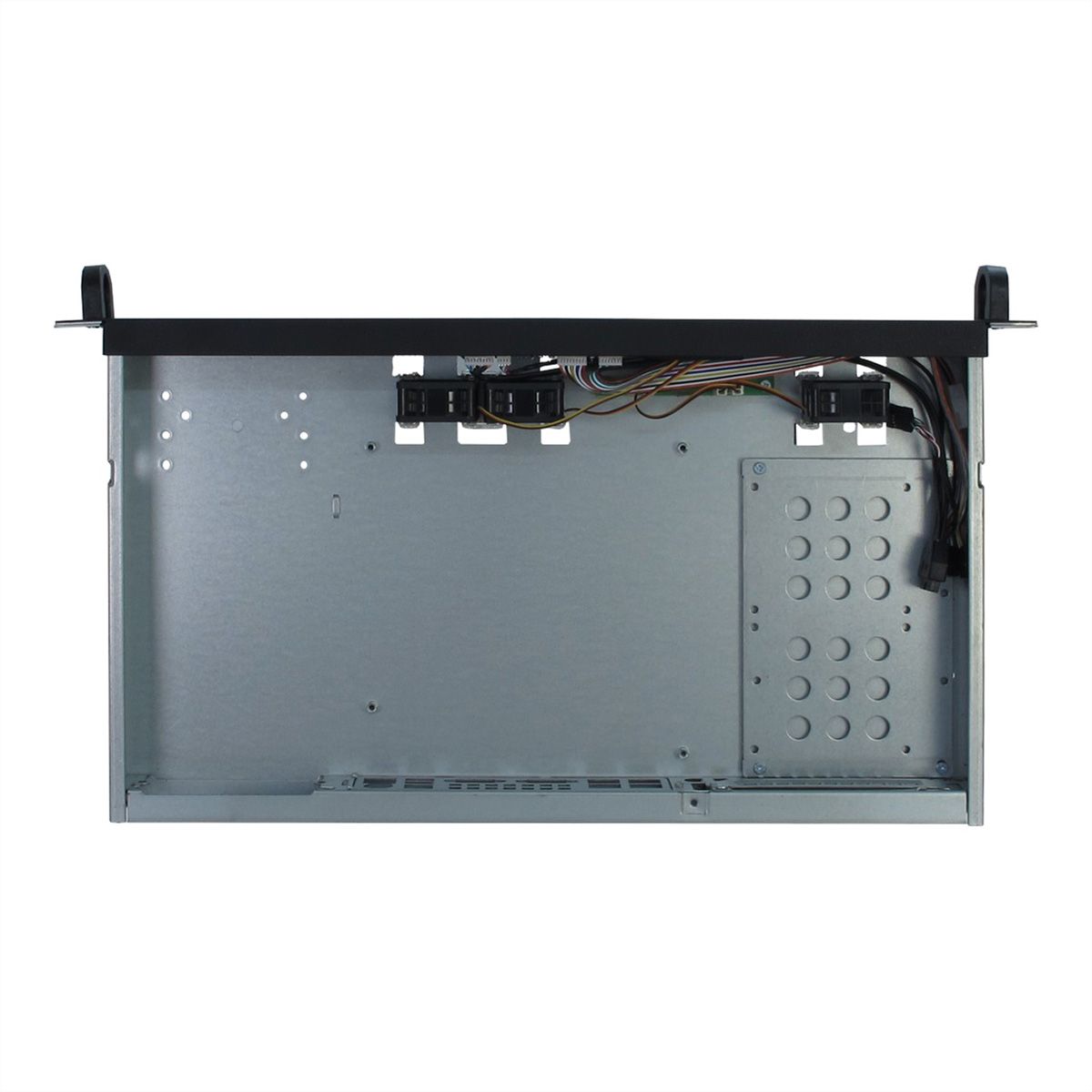 19" Server behuizing, 1UH, 1U-K-125L, zwart